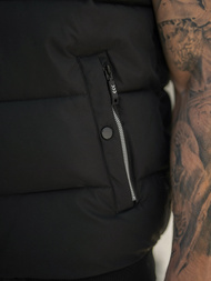 Vīriešu veste melna OZONEE JS/32M1780/392