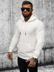 Vīriešu džemperis ar kapuci ecru OZONEE O/TB2273