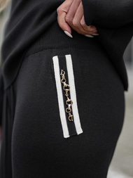 Sieviešu sporta tērps melns OZONEE JS/26C8801/3