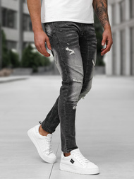 Vīriešu džinsi debesu melni OZONEE NB/MP0045NZ