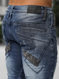 Vīriešu džinsi debesu zili OZONEE NB/MP0045BZ