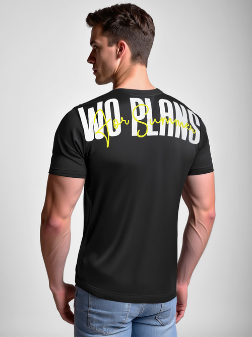 Vīriešu T-krekls Melns OZONEE O/T1277/3Z