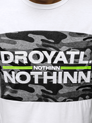 Vīriešu T-krekls balts OZONEE JS/SS10976