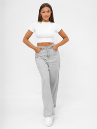 Sieviešu T-krekls Balts OZONEE JS/96T666/1