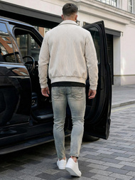 Vīriešu džinsi debesu zili OZONEE O/EM8886Z