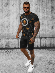 Vīriešu Treniņtērps Melns OZONEE O/HM757Z