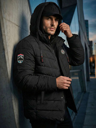 Vīriešu jaka melna OZONEE JS/31M5081/392