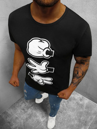 Vīriešu T-krekls Melns OZONEE JS/KS1997Z