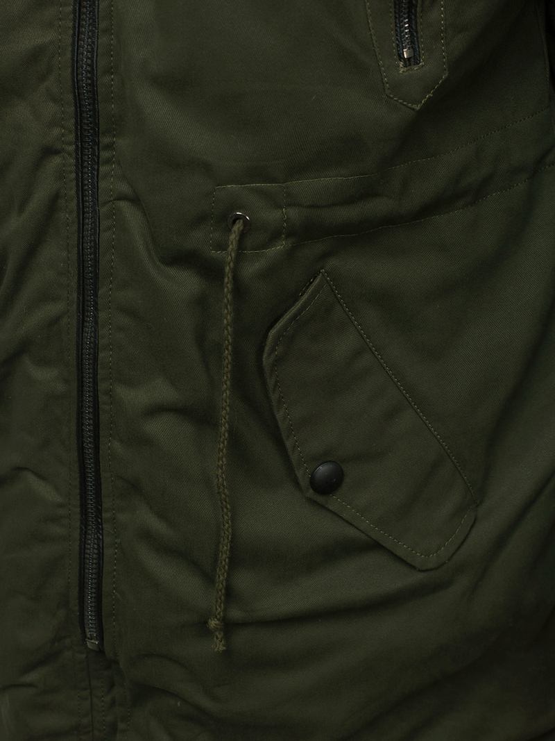 Vīriešu parka virsjaka haki OZONEE JD/390