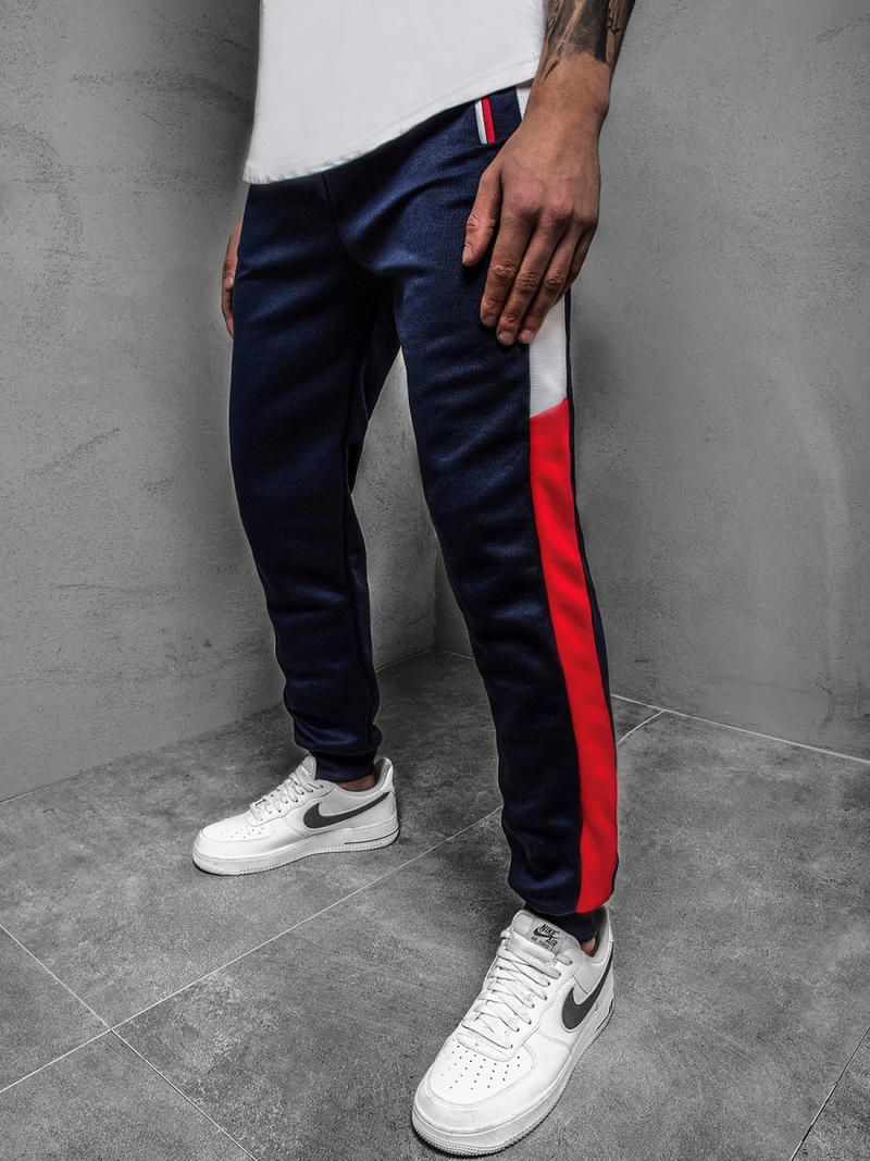 Vīriešu sporta bikses tumši zilas OZONEE JS/JZ11027Z