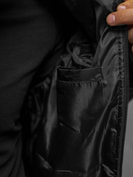 Vīriešu virsjaka melna OZONEE JS/8M986/392