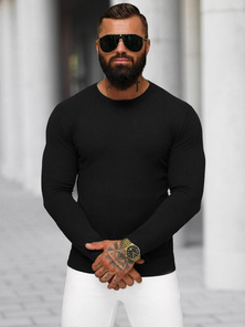 Vīriešu svīteris melns OZONEE NB/MMB602/4Z