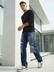 Vīriešu džinsi debesu zili OZONEE O/KK2885Z