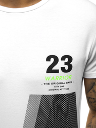 Vīriešu T-krekls balts OZONEE JS/SS10932