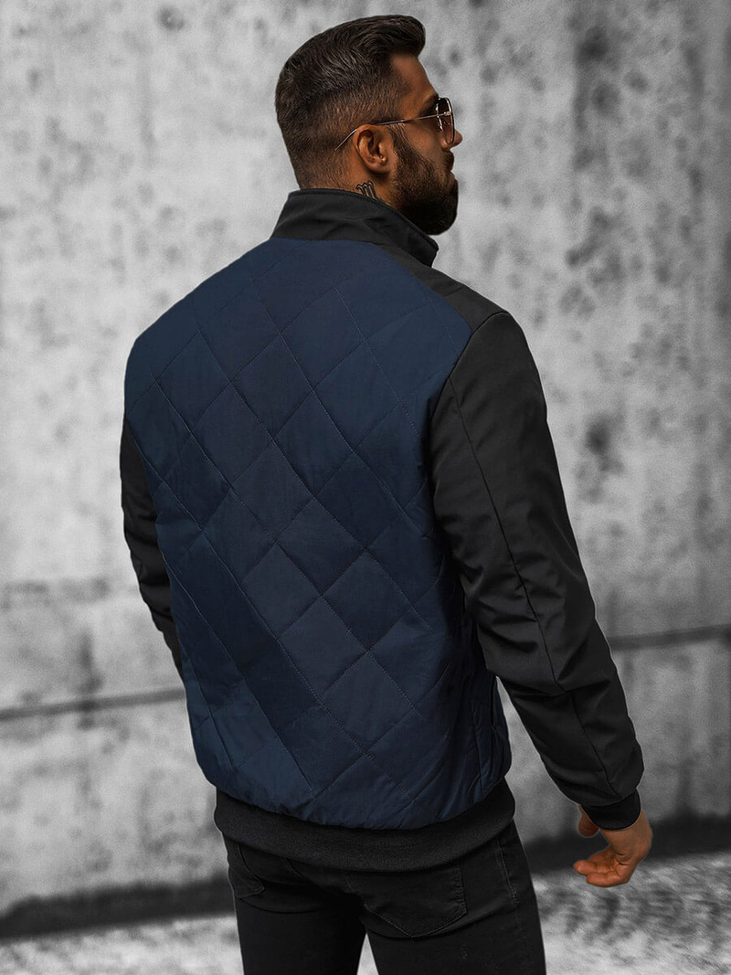 Vīriešu pārejas virsjaka tumši zila OZONEE JS/84M3022/215