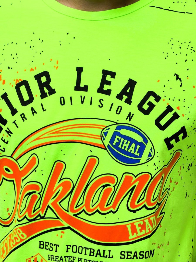 Vīriešu T-krekls zaļš OZONEE JS/KS1975