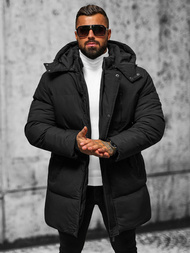 Vīriešu ziemas jaka melna OZONEE JS/5M3118/392