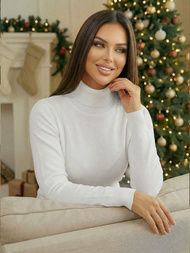 Sieviešu džemperis balts OZONEE JS/8009/8Z