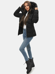 Sieviešu ziemas jaka melna OZONEE JS/M9057/392