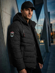 Vīriešu jaka melna OZONEE JS/31M5081/392