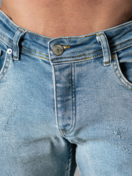 Vīriešu džinsi debesu zili OZONEE O/0526