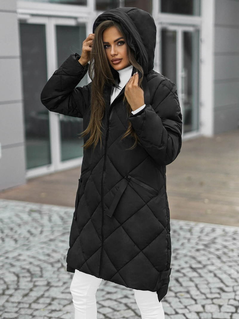 Sieviešu jaka melna OZONEE JS/5M3168/392Z