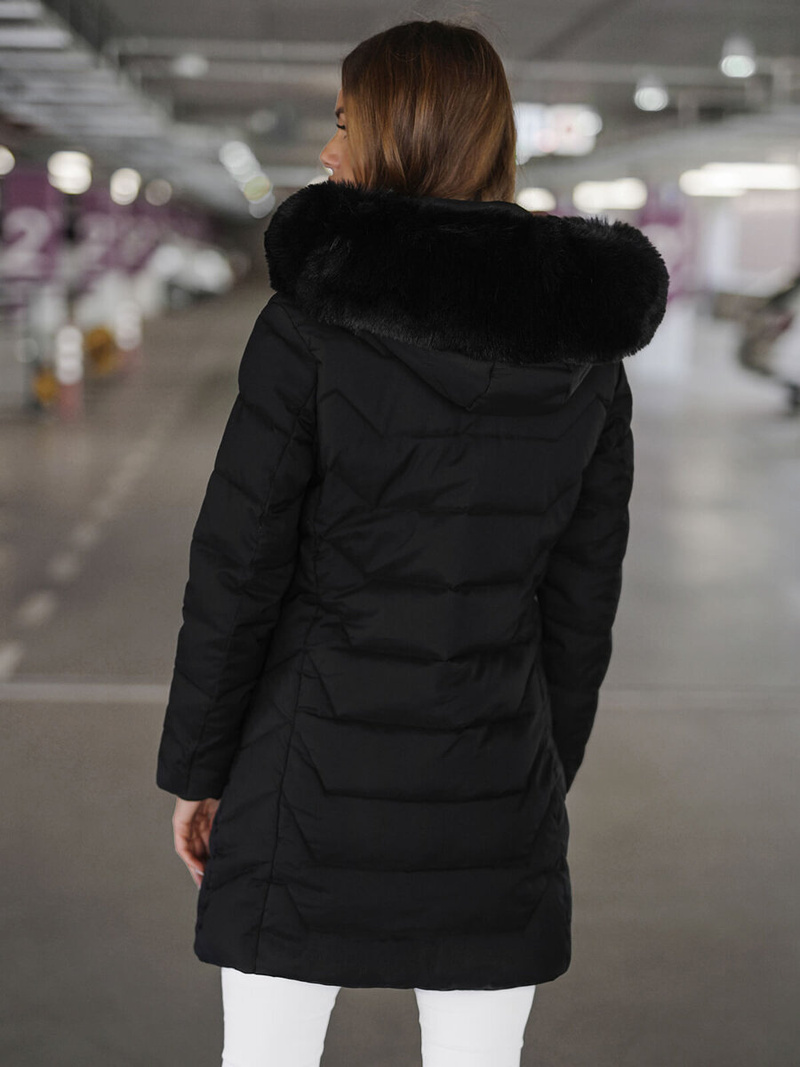 Sieviešu jaka melna OZONEE JS/16M9121/392Z