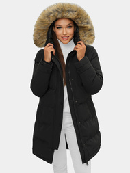 Sieviešu ziemas jaka melna OZONEE JS/M781/392