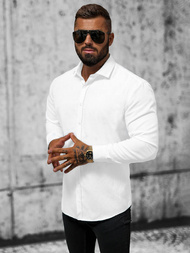 Vīriešu krekls balts OZONEE O/3778