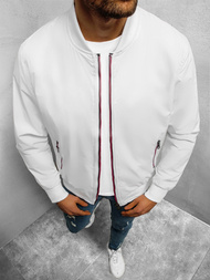 Vīriešu bomber virsjaka balta OZONEE N/7116/5