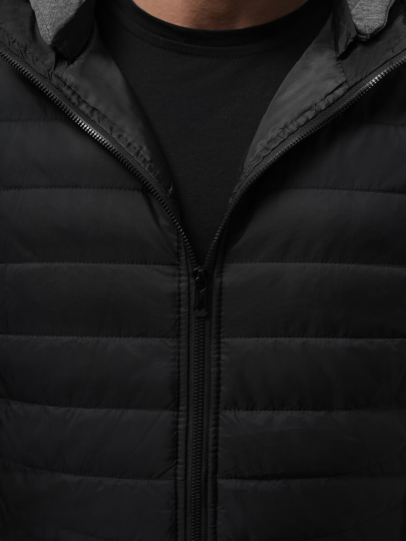 Vīriešu veste melna OZONEE JS/8M983/392