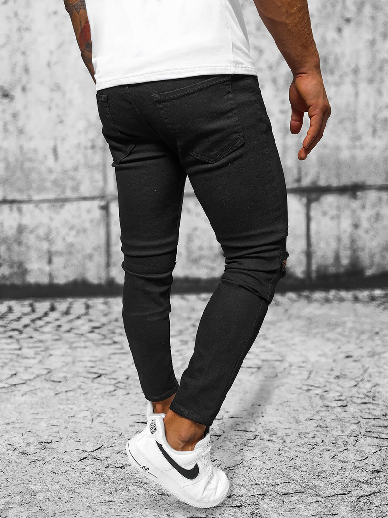 Vīriešu džinsi melni OZONEE E/5391/02