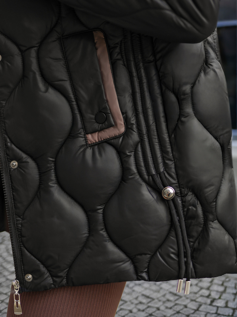 Sieviešu jaka melna OZONEE O/5M3226/392