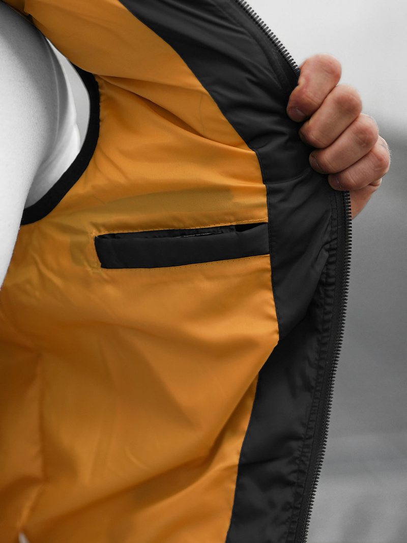 Vīriešu veste melna OZONEE N/7129