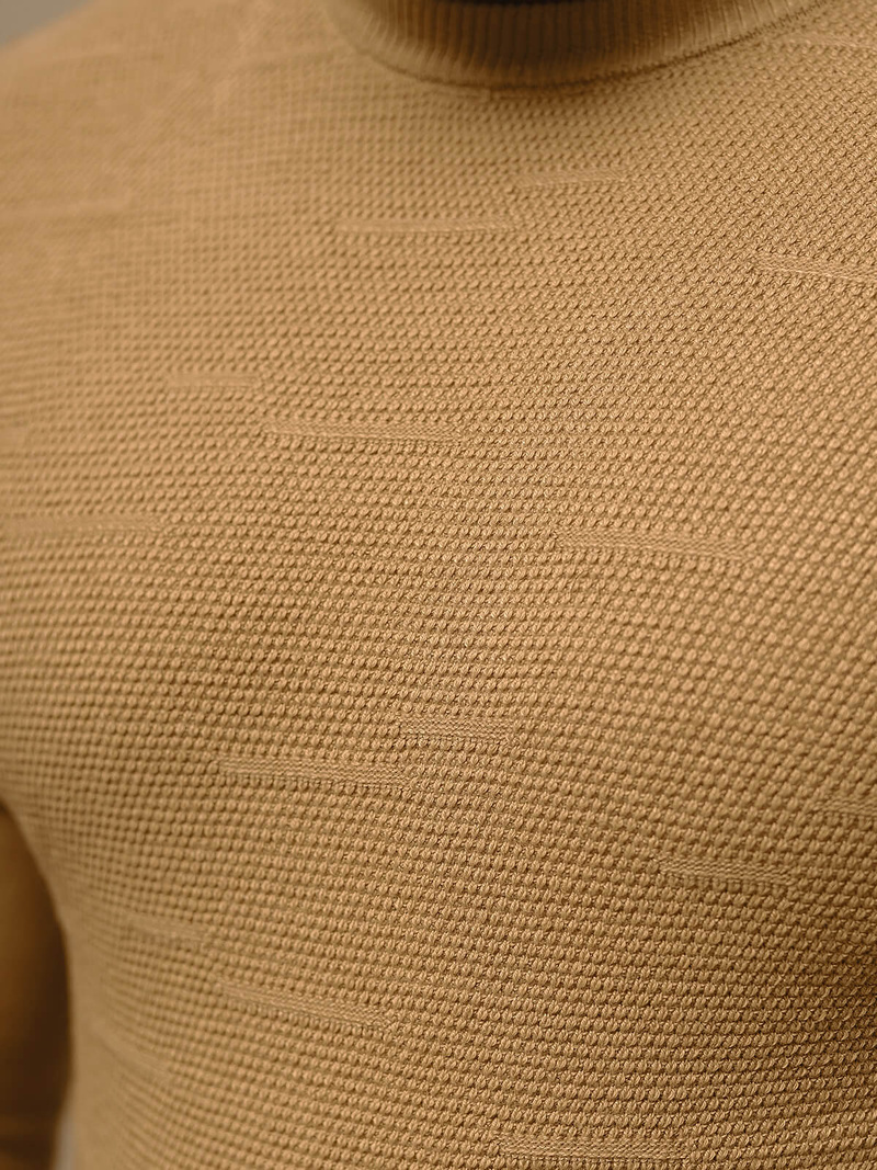 Vīriešu svīteris smilšu OZONEE O/ZZ190131