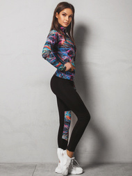 Sieviešu trīsdaļīgs sporta komplekts krāsains OZONEE O/MS09Z