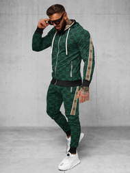 Vīriešu treniņtērps zaļš OZONEE O/FF3805AB