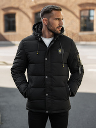 Vīriešu jaka melna OZONEE JS/57M7503/392Z