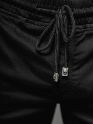 Vīriešu chino šorti melni OZONEE NB/MP0266N