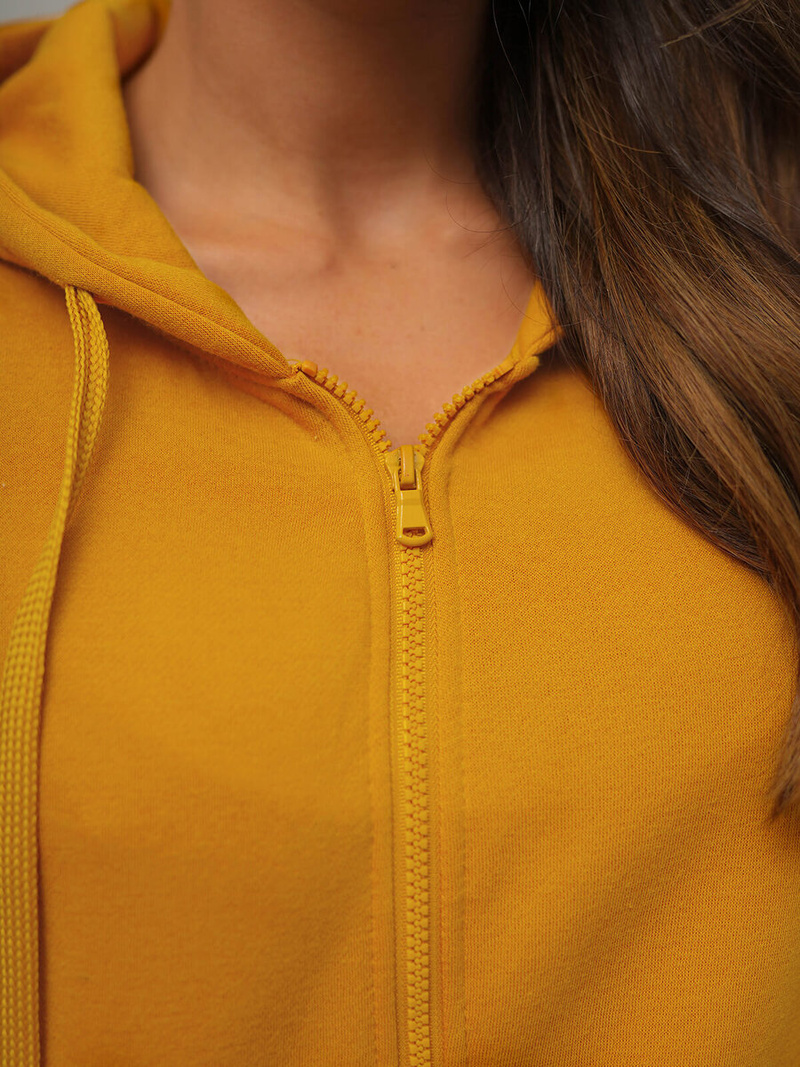 Sieviešu džemperis ar kapuci camel OZONEE JS/W03Z