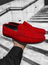 Vīriešu apavi slip on sarkanas T/125