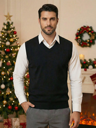 Vīriešu svīteris melns OZONEE NB/MM6005/4Z