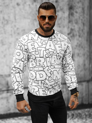 Vīriešu jaka balta OZONEE JS/8B1136/1