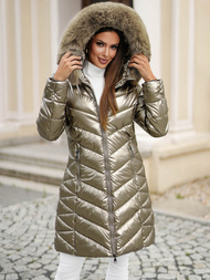 Sieviešu jaka zelts OZONEE JS/16M9100/403Z