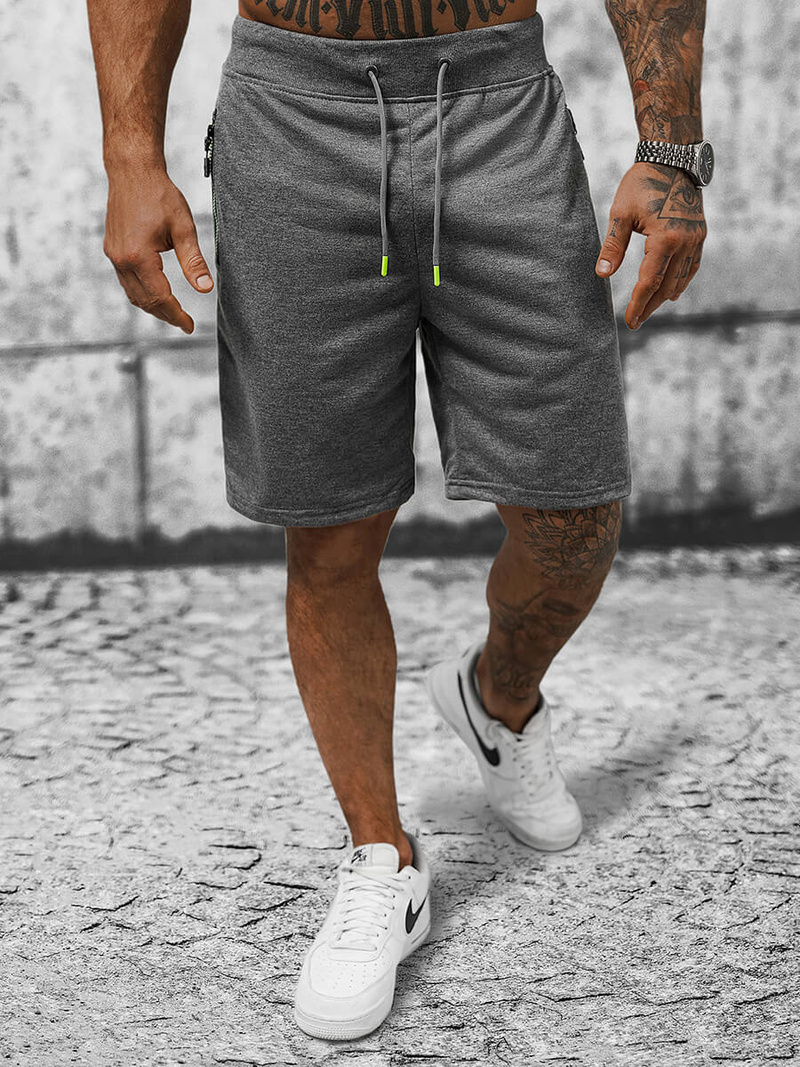 Vīriešu sporta šorti grafīta OZONEE JS/8K292