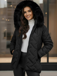 Sieviešu jaka melna OZONEE JS/16M9296/392Z