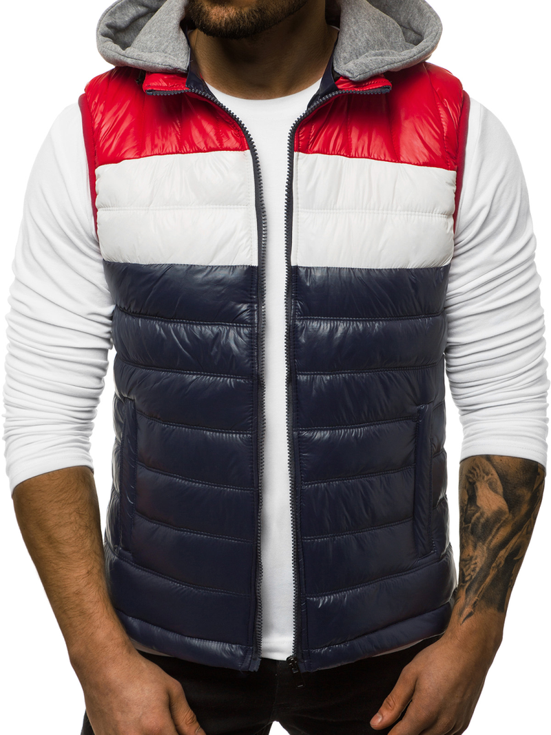 Vīriešu veste tumši zila OZONEE N/6105