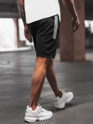 Vīriešu sporta šorti melni OZONEE O/WW20013/1