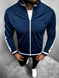 Vīriešu džemperis tumši zils OZONEE O/2126Z