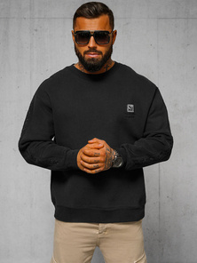 Džemperis melns OZONEE O/SWE23049Z